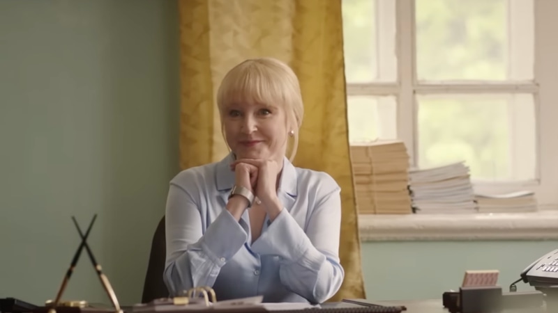 Ольга Медынич в образе Ольги / Фото: Кадр из сериала «Крутая перемена»