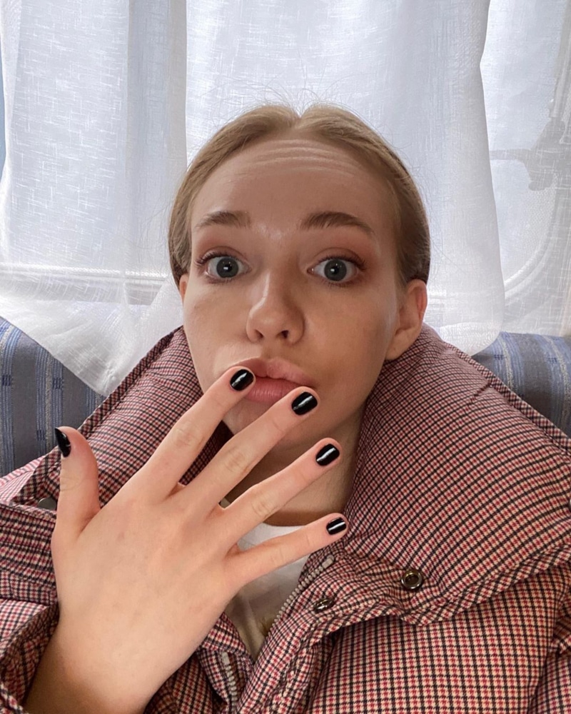 Мария Фурина на съемках сериала «Капельник»