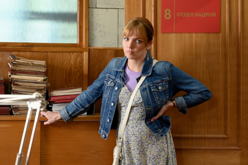 Наталья Земцова в образе Людмилы в сериале «Инспектор Гаврилов» / Фото: Кинориум