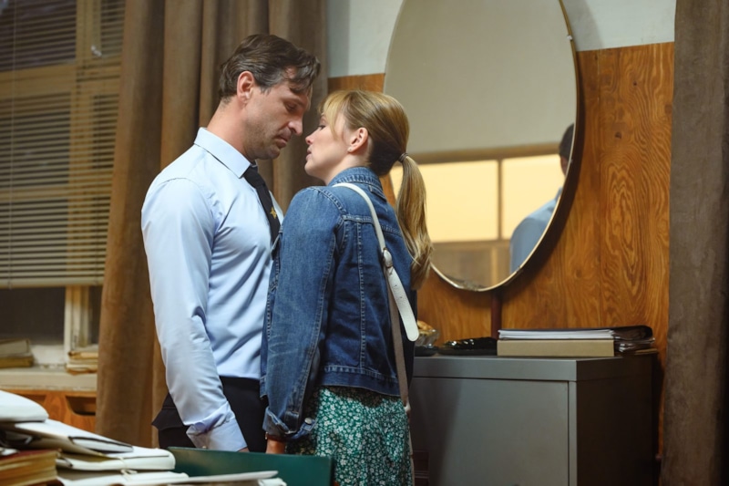 Люда (Наталья Земцова) и Саша Медный (Виктор Добронравов) в сериале «Инспектор Гаврилов» / Фото: Кино-Театр.РУ