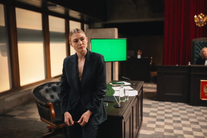 Оксана Акиньшина в образе Шилковской в сериале «Неверные» / Фото: Кинориум