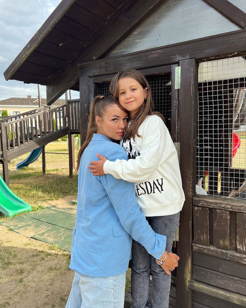 Актриса Юлия Верховская с дочерью Варварой