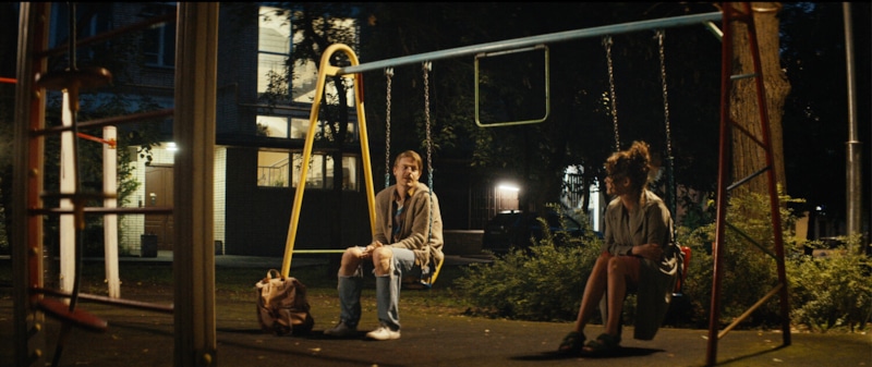 Рита (Аглая Тарасова ) и Тарас (Никита Ефремов) в сериале «Морозко» / Фото: Кинориум