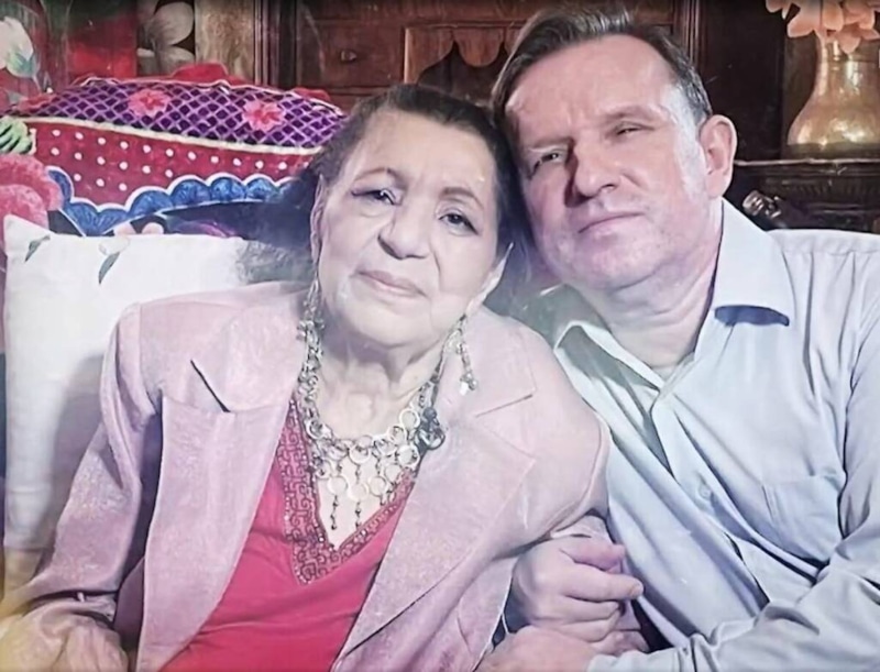 Соня Тимофеева с мужем Вячеславом Бобриком