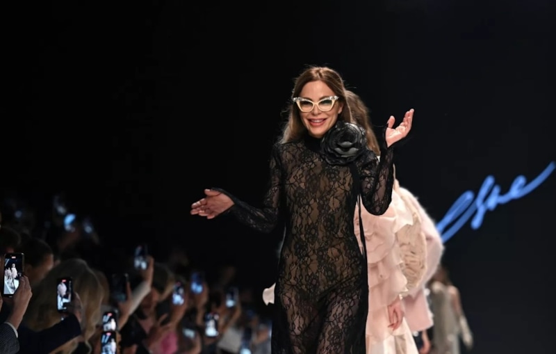 Найке Ривелли на Московской неделе моды Найке Ривелли на Московской неделе моды