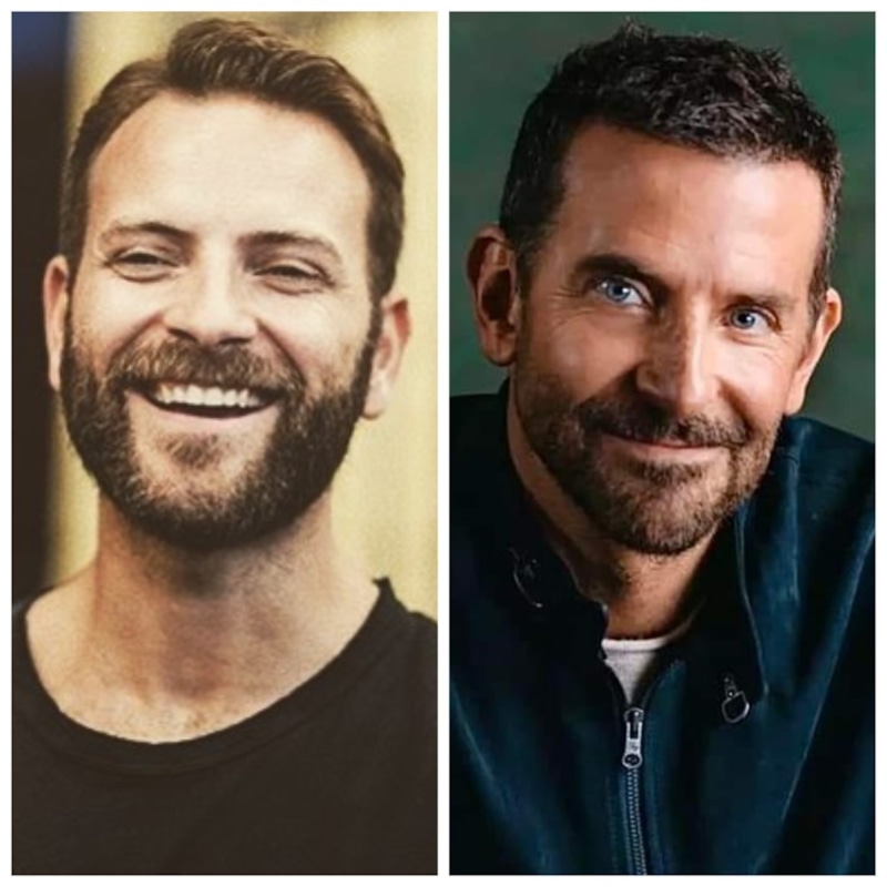 Алессандро Борги и Брэдли Купер Алессандро Борги и Брэдли Купер