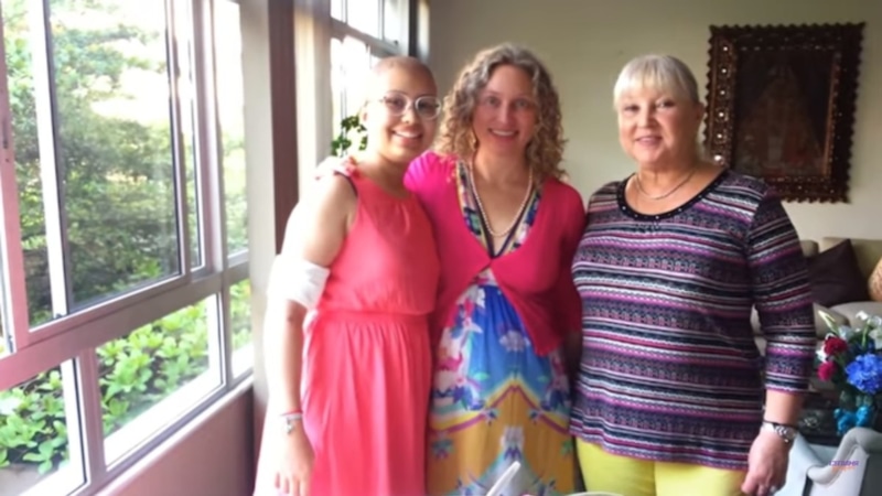 Татьяна Покровская с внучкой Лизой