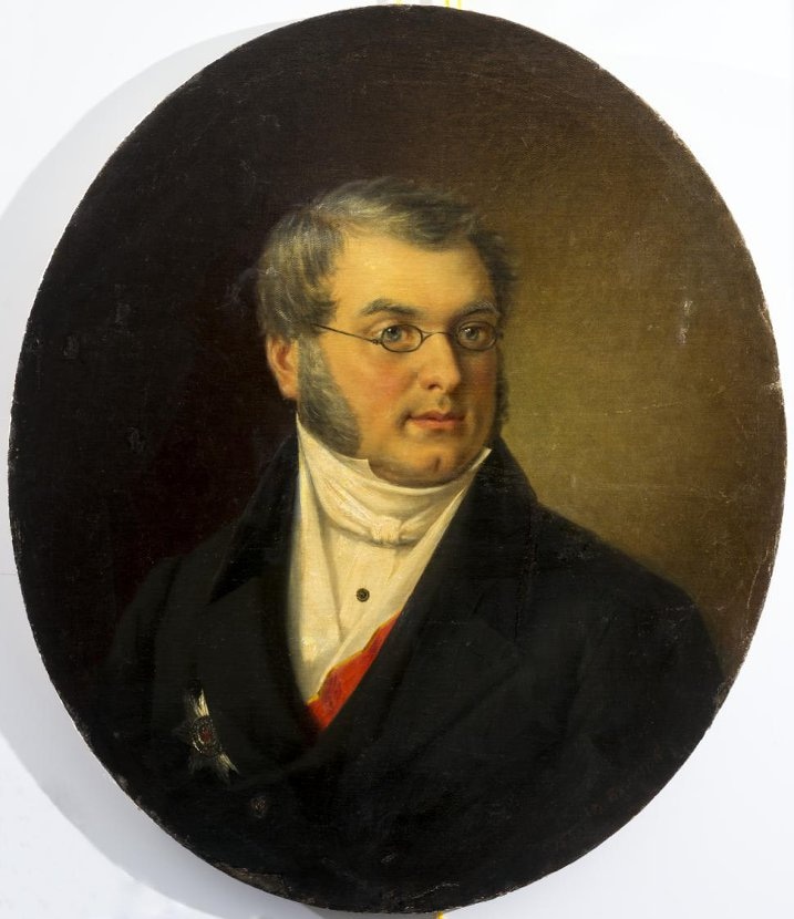 Портрет Михаила Загоскина, художник  Дмитрий Болотов