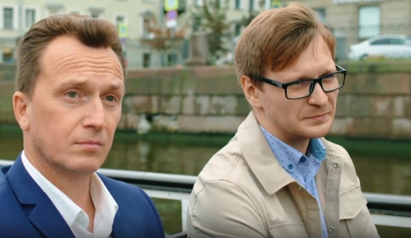 Веслович (Денис Старков) и Валиуллин (Алан Ишмаев) в сериале «Дельфин» / Фото: Кино-Театр.ру