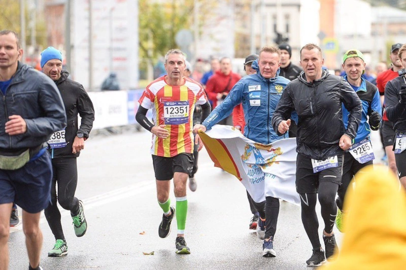 Роман Старовойт в забеге