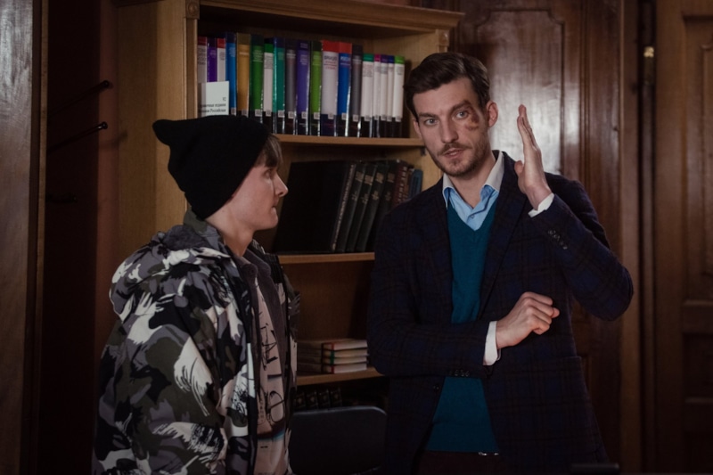 Никита (Виталий Щербина) и Талич (Виктор Михайлов) в сериале «Абонемент на расследование» / Фото: Кино Mail.ru