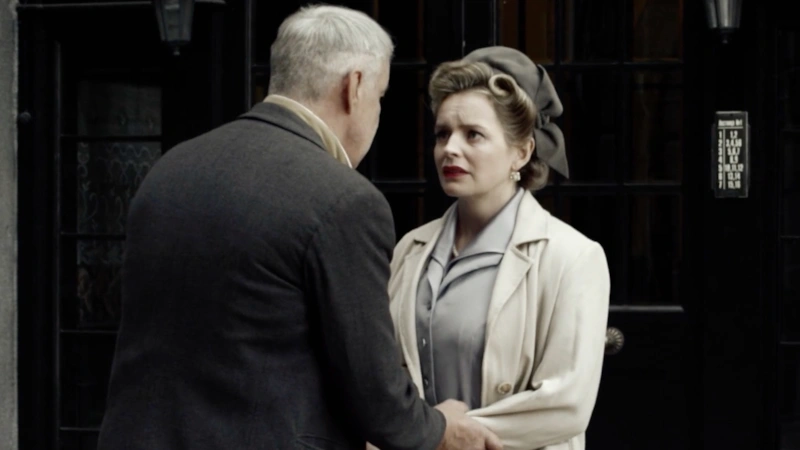 Люся (Анна Табанина) и Игорь (Сергей Гармаш) / Фото: Кадр из сериала «Ленинград 46»