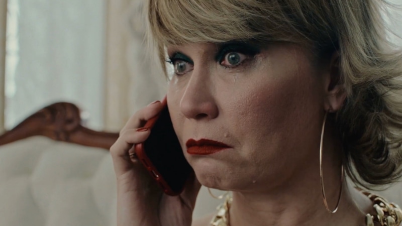 Кристина Бабушкина в образе Ирины / Фото: Кадр из сериала «ФК Родина»