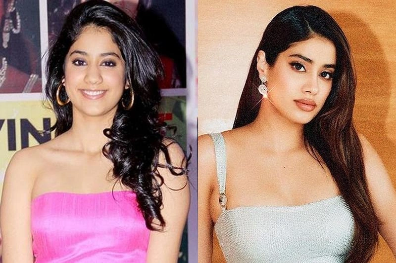 Джанви Капур до и после пластики 