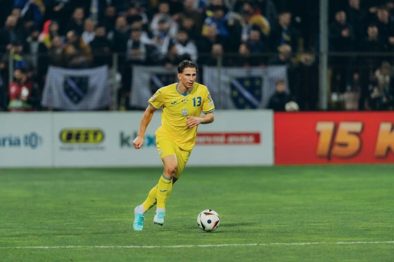 Илья Забарный в сборной Украины