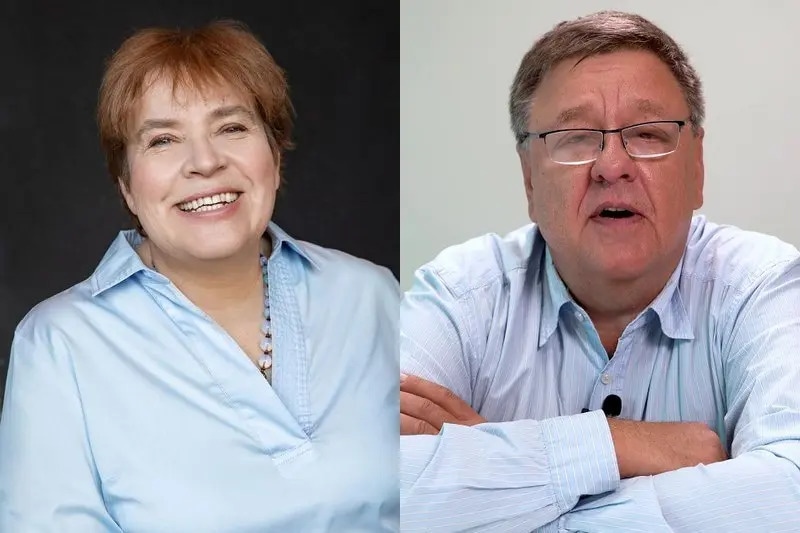 Тамара Эйдельман и ее муж