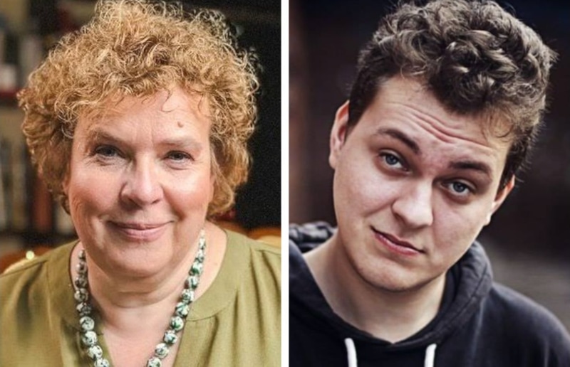 Тамара Эйдельман и Юрий Хованский (похожи)  ‌