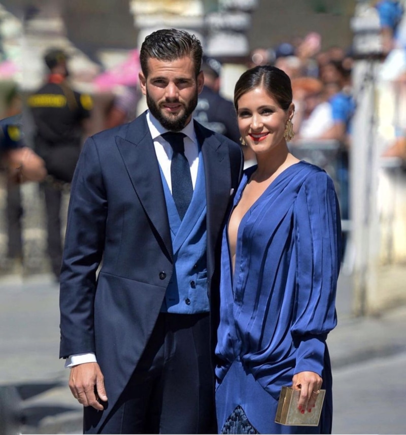 Начо Фернандес с женой