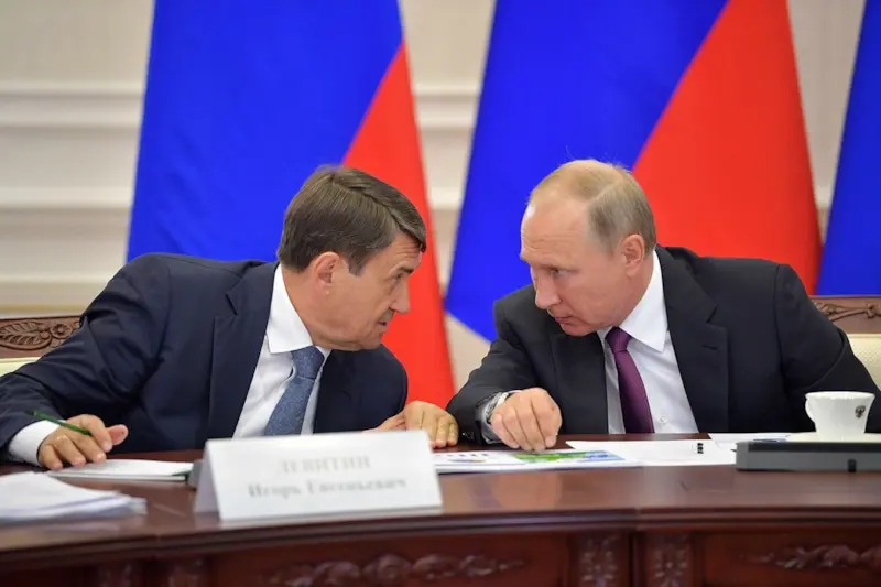 Игорь Левитин и Владмиир Путин Игорь Левитин и Владмиир Путин