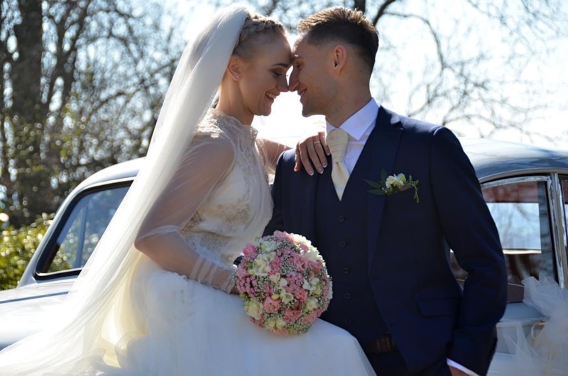 Ян Кухта с женой