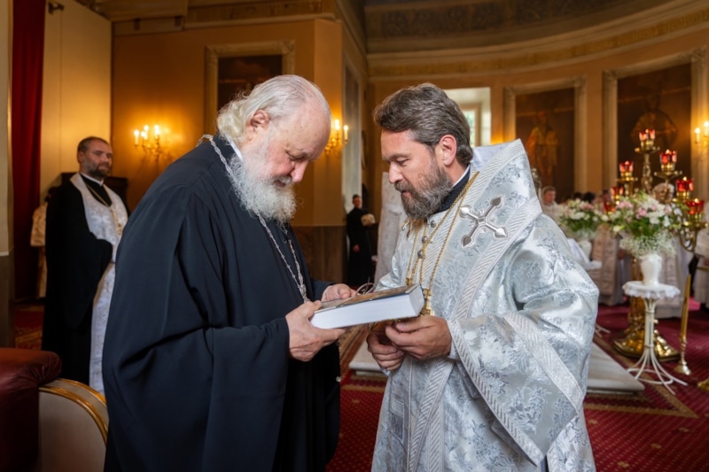 Митрополит Иларион и патриарх Кирилл