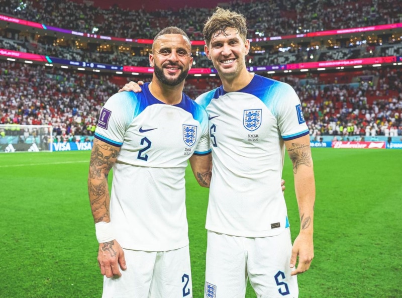 Кайл Уокер и Джон Стоунз в сборной Англии