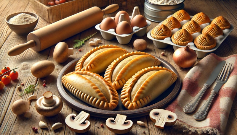 Пирожки с лесными грибами — вкусное и сытное угощение