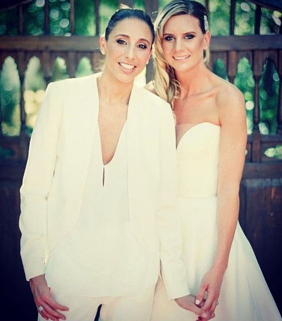 Свадьба Дайаны Таурази и Пенни Тейлор