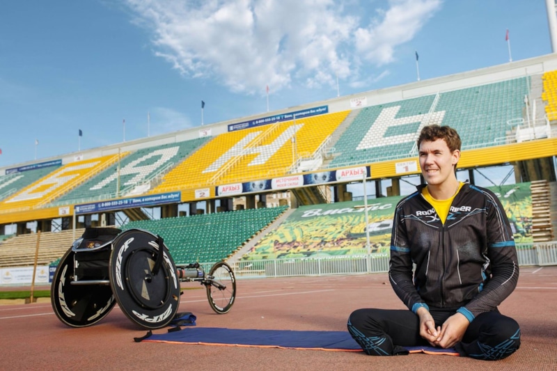 Легкоатлет-паралимпиец Илья Линичук