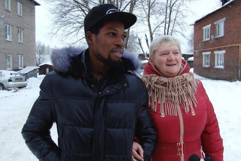 Наталья Веденина и нигерийский принц Пауль