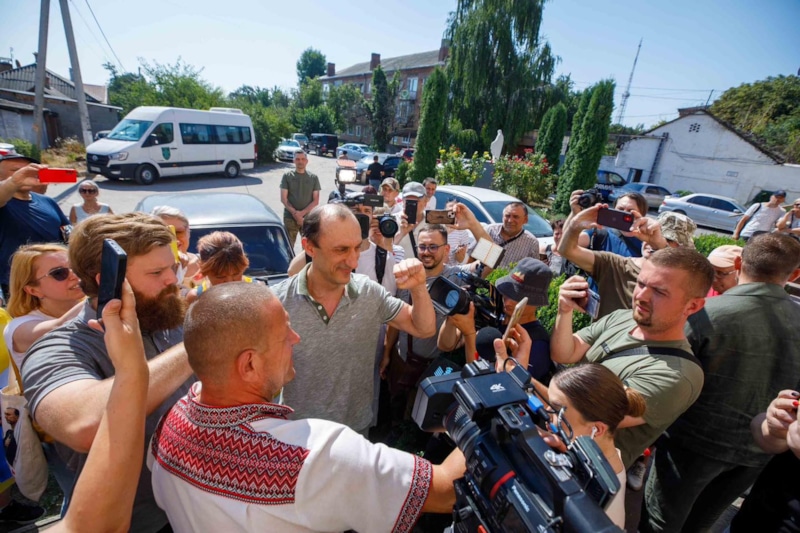 Роман Червинский на свободе