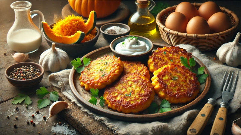 Тыквенные драники: сочные и нежные