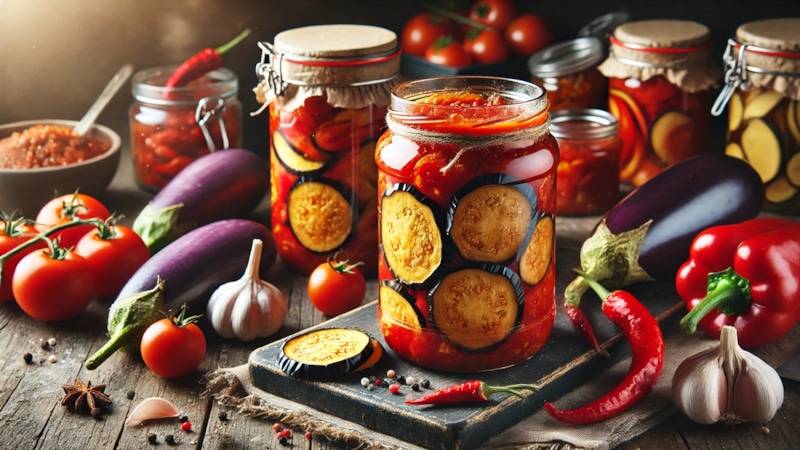 Баклажаны в соусе: зимняя закуска Баклажаны в соусе: зимняя закуска