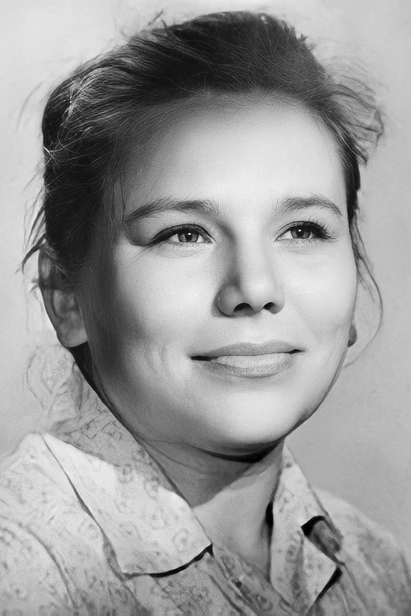 Валентина Березуцкая в молодости 