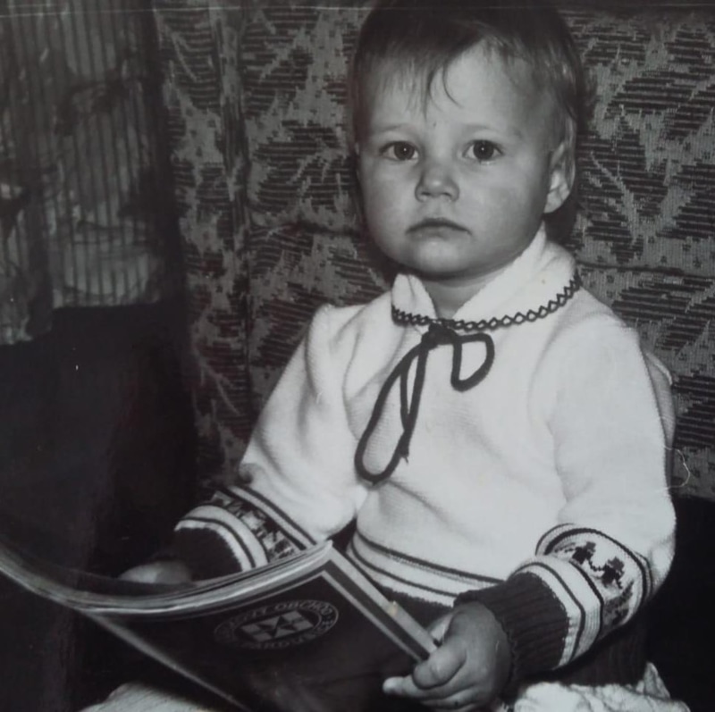 Александра Пацкевич в детстве
