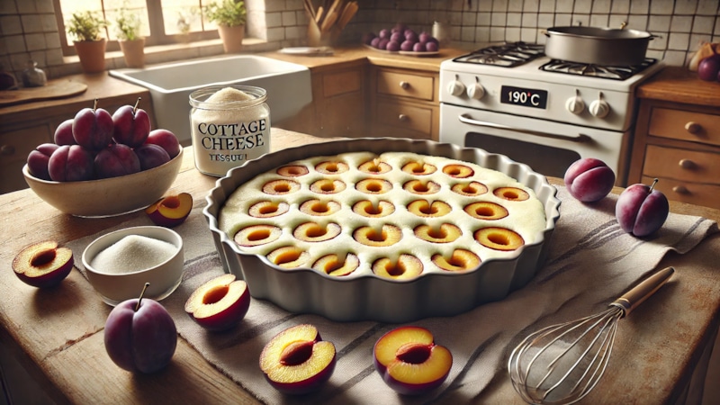 Творожная запеканка со сливами: вкусно и полезно Творожная запеканка со сливами: вкусно и полезно