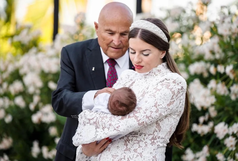 Хорст-Дитер Эш с женой Алиной и дочерью Марселиной