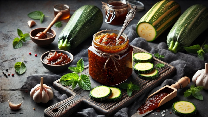 Варенье из кабачков: теперь мятное