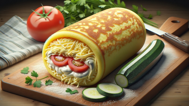 Кабачковые рулеты: с сыром и помидорами Кабачковые рулеты: с сыром и помидорами