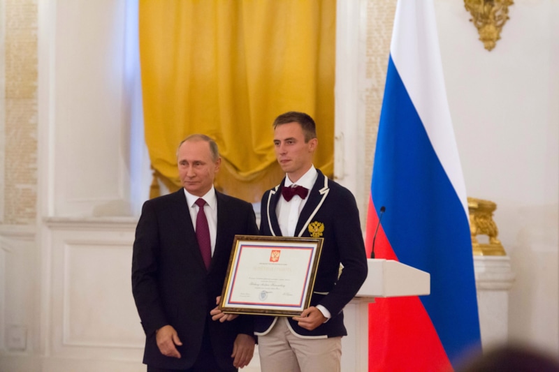 Андрей Вдовин и Владимир Путин