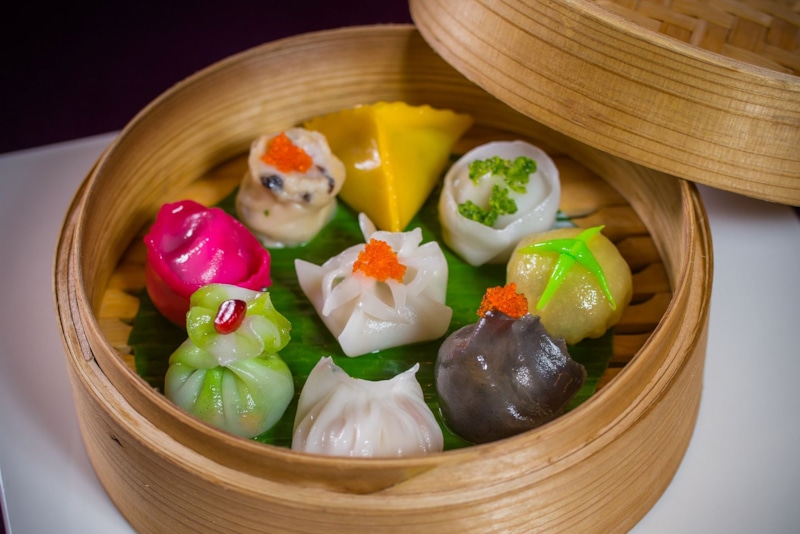 Димсамы на пару: рецепт с креветками