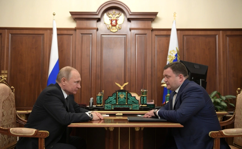 Петр Фрадков и Владимир Путин Петр Фрадков и Владимир Путин