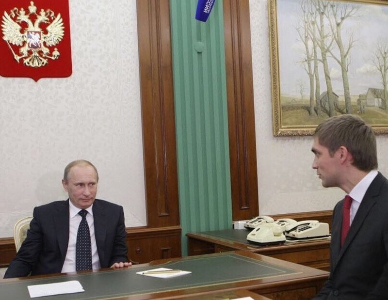 Виталий Петров и Владимир Путин