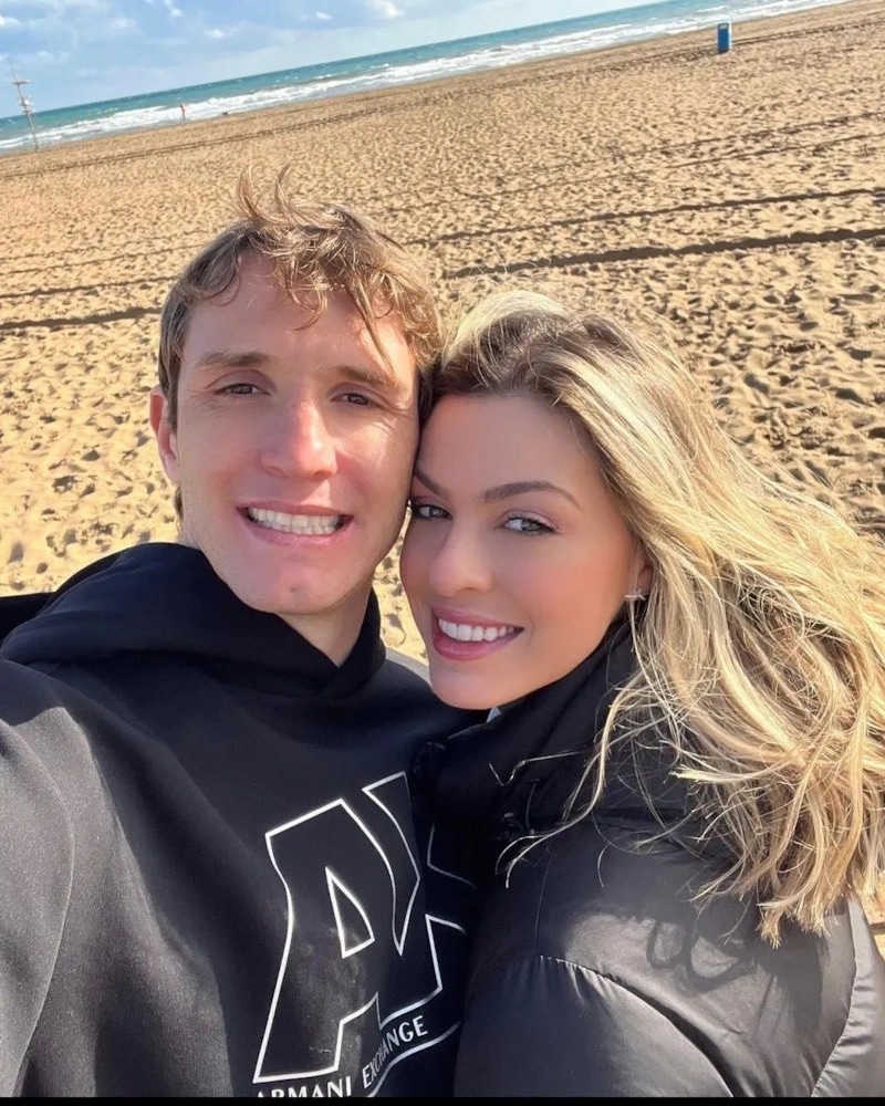 Марио Фернандес и жена Марьяна