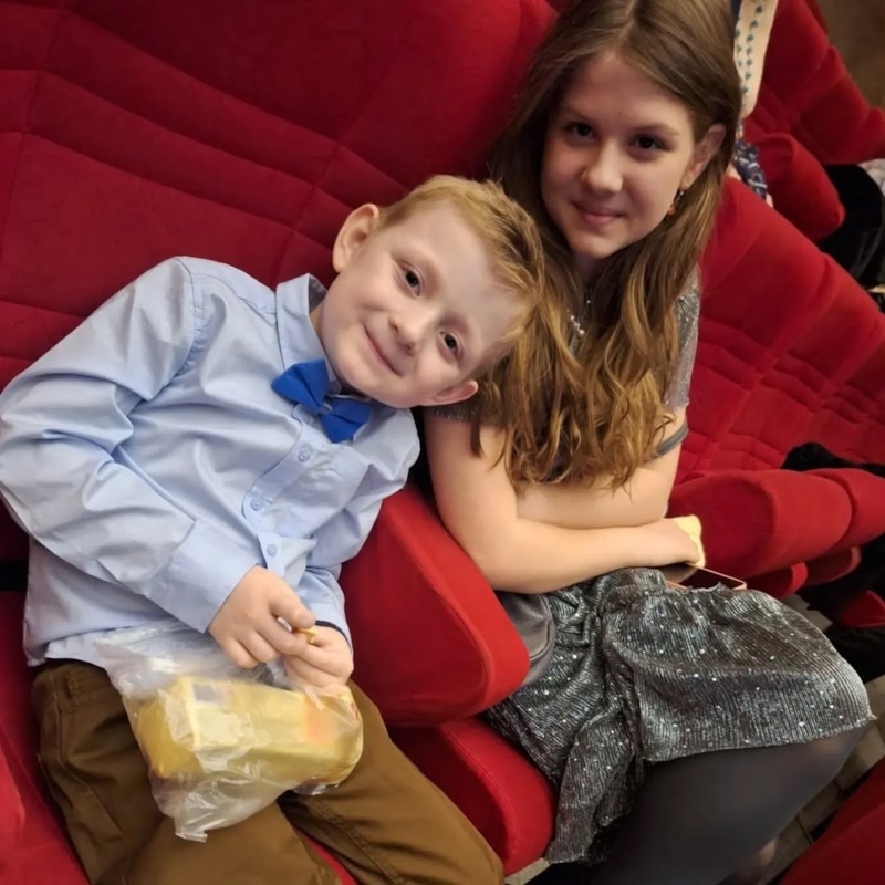 Федор Скальский с сестрой Федор Скальский с сестрой