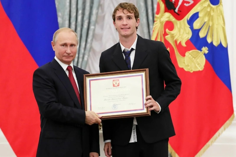 Влaдимир Путин и Марио Фернандес 