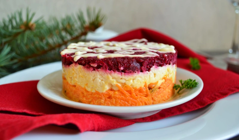 Салат «Платье для осеннего бала»: вкусно и красиво