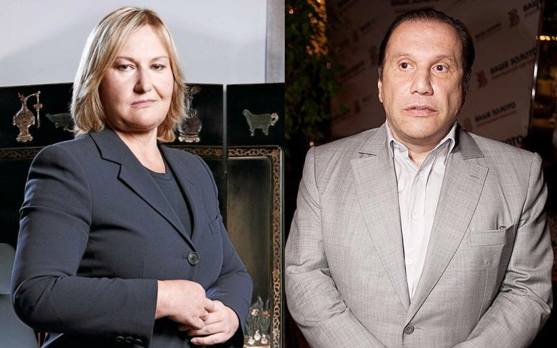 Елена Батурина и ее брат