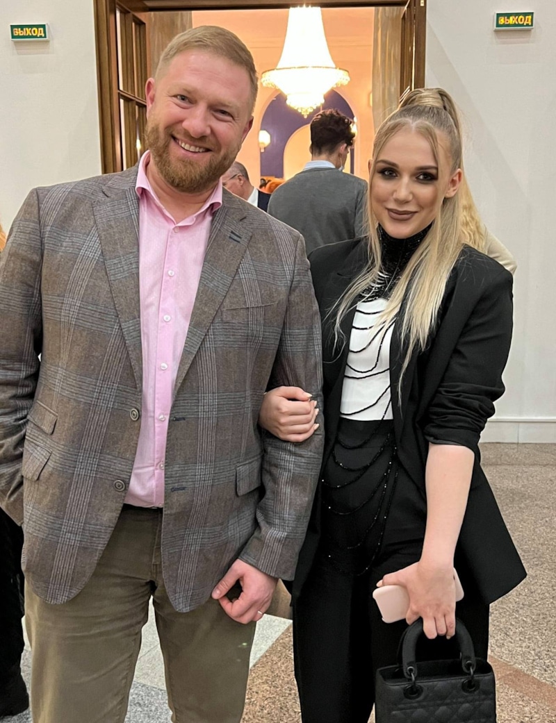 Александр Малькевич с женой