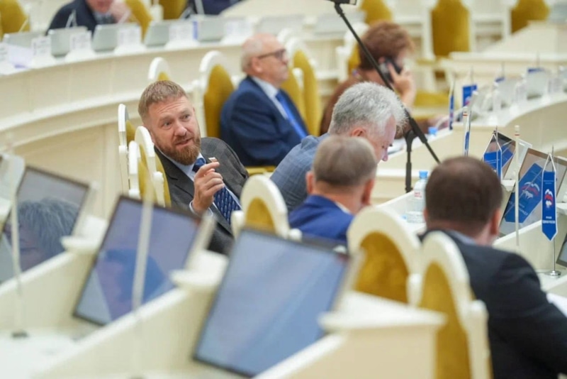 Александр Малькевич в законодательном собрании Санкт-Петербурга